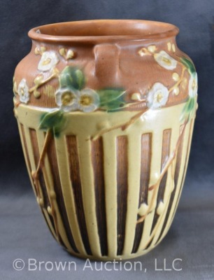 Roseville Cherry Blossom 623-7" vase, brown - 2