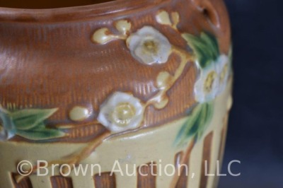 Roseville Cherry Blossom 623-7" vase, brown - 6