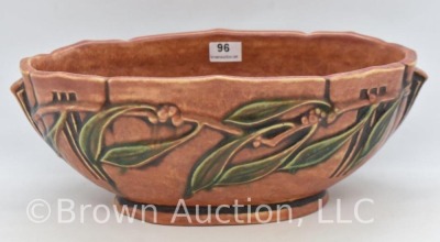 Roseville Laurel bowl, red