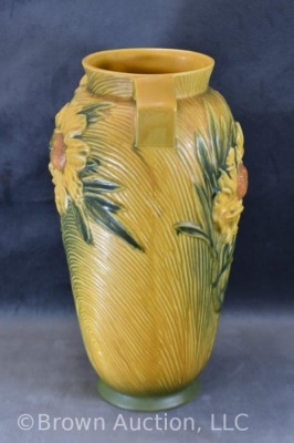 Roseville Peony 67-12" , vase, yellow - 2