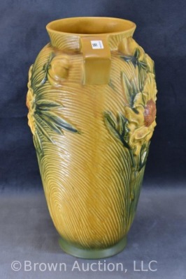 Roseville Peony 67-12" , vase, yellow - 4