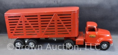 1954-57 Tonka Livestock truck and trailer - 4