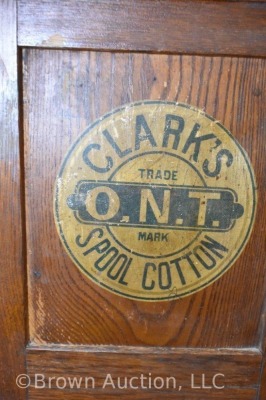 Clark's O.N.T. 4-drawer table top spool cabinet - 7