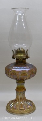 Imperial Carnival Zipper Loop kerosene lamp, irid. marigold - 4