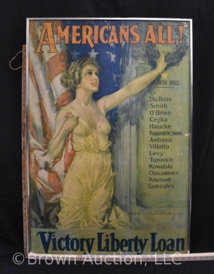 "Americans All! Victory Liberty Loan", 1st WW poster - 7