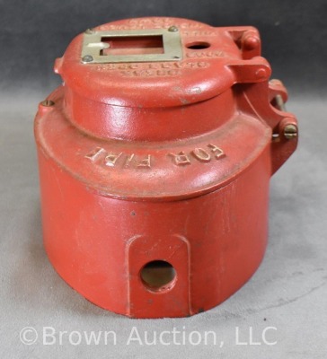 Cast Iron ADT Fire Alarm and Watch Box, Model #86223 - 7