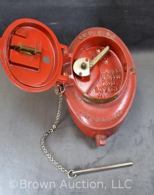 Cast Iron ADT Fire Alarm and Watch Box, Model #86223 - 10