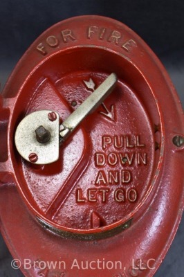 Cast Iron ADT Fire Alarm and Watch Box, Model #86223 - 11