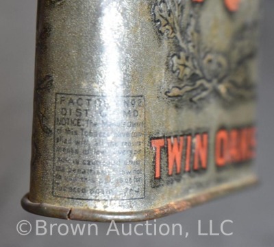 Twin Oaks Mixture pocket tobacco tin - 10