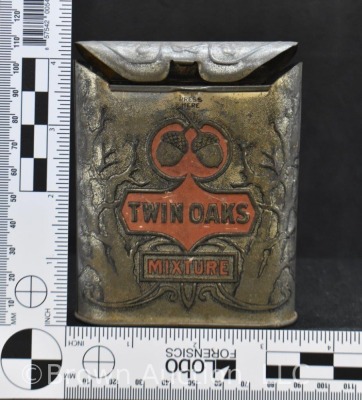 Twin Oaks Mixture pocket tobacco tin - 11