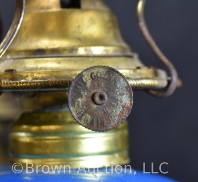 Rare double font Wedding/ Marriage lamp by D.C. Ripley - 6