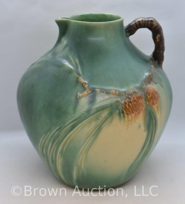 Roseville Pine Cone 708-9" pitcher, green - 3