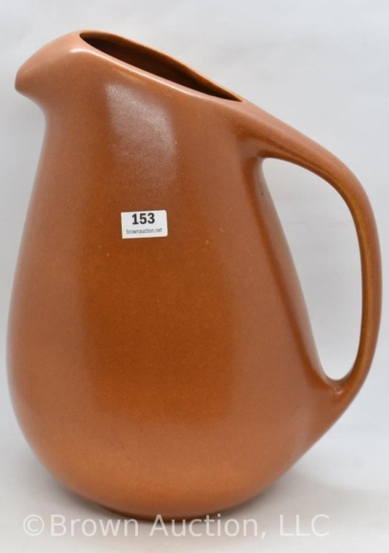 Roseville Raymor 189 water pitcher, brown