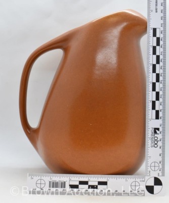 Roseville Raymor 189 water pitcher, brown - 6