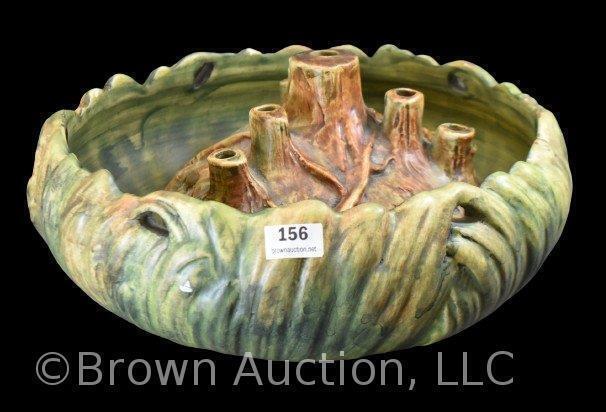 Weller Woodcraft 9" console bowl with frog