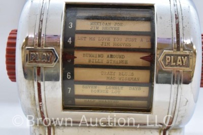 1940's "Pla Mor" wall mount scrolling jukebox machine (no key) - 3