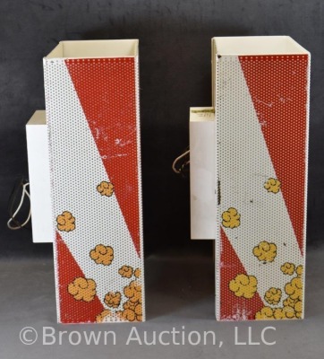 (2) Popcorn Box theater wall sconces (from Orlando Disney Theater remodel) - 4