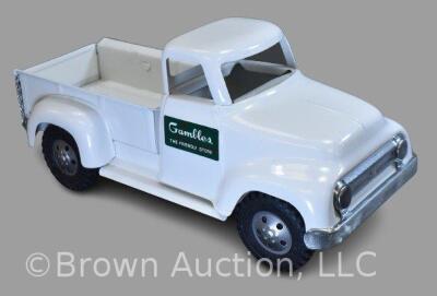 1955 Tonka "Gambles, The Friendly Store" pickup, 12"l