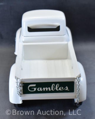 1955 Tonka "Gambles, The Friendly Store" pickup, 12"l - 3