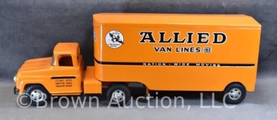 1960 Tonka Allied Van Lines mover truck, 24"l - 2