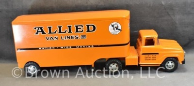 1960 Tonka Allied Van Lines mover truck, 24"l - 8