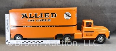 1960 Tonka Allied Van Lines mover truck, 24"l - 12