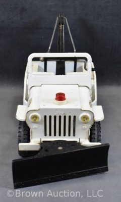 1964 Tonka Jeep wrecker / plow truck, 10"l - 3