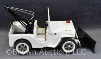 1964 Tonka Jeep wrecker / plow truck, 10"l - 4