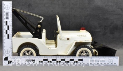 1964 Tonka Jeep wrecker / plow truck, 10"l - 10