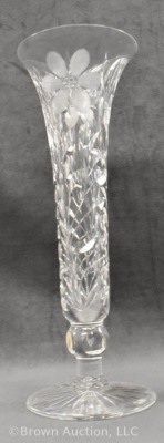 American Brilliant Cut Glass 11.5" trumpet-shaped vase - 2