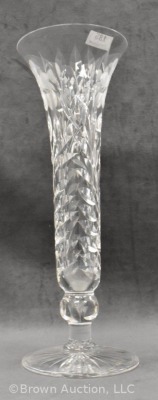 American Brilliant Cut Glass 11.5" trumpet-shaped vase - 3