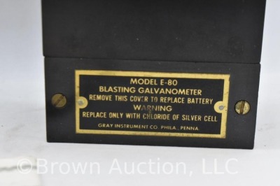 (2) Atlas Blasting Galvanometers in leather cases - 6