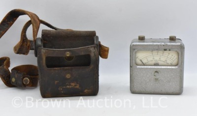 (2) Atlas Blasting Galvanometers in leather cases - 12