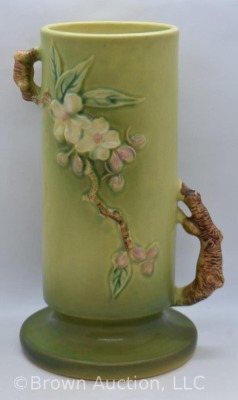 Roseville Apple Blossom 387-9" vase, green - 3