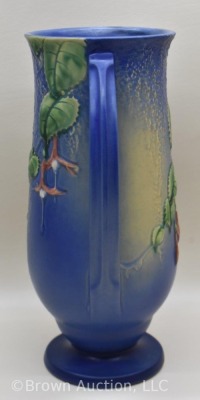 Roseville Fuchsia 903-12" vase, blue - 2