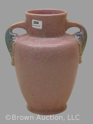 Roseville Tuscany 344-8" vase, pink