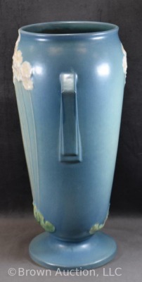 Roseville Primrose 772-14" vase, blue - 2