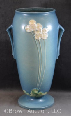 Roseville Primrose 772-14" vase, blue - 3