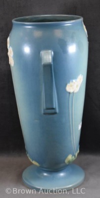 Roseville Primrose 772-14" vase, blue - 4