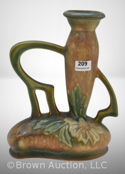 Roseville Dahlrose 77-7" bud vase