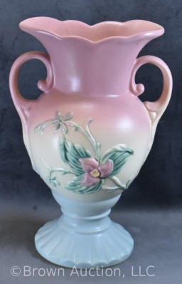 Hull Wildflower W-14-10.5" vase, pink/ blue - 3