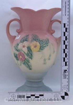 Hull Wildflower W-14-10.5" vase, pink/ blue - 7