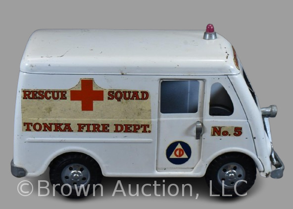 1956 Tonka Rescue Squad No. 5 Fire Department metro van