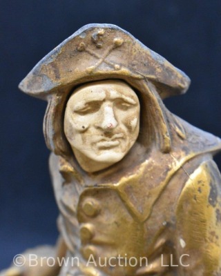 Pirate on a Treasure Chest by J.B. Hirsch Foundry, Ivorine carved face - 8