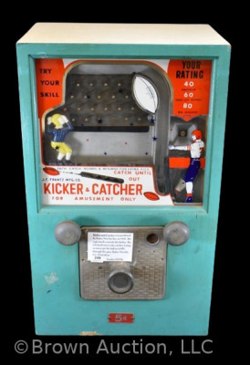 "Kicker and Catcher" novelty coin-op game