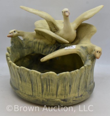 Weller Muskota bowl with 3 geese - 2