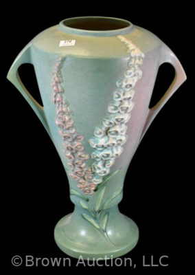 Roseville Foxglove 55-16" vase, green