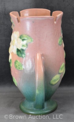 Roseville White Rose 986-9" vase, pink - 3