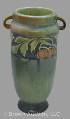 Roseville Baneda 590-7" vase, green