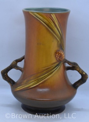 Roseville Pine Cone 842-8" vase, brown - 3